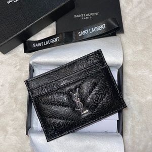 Saint Laurent Leather Case Card